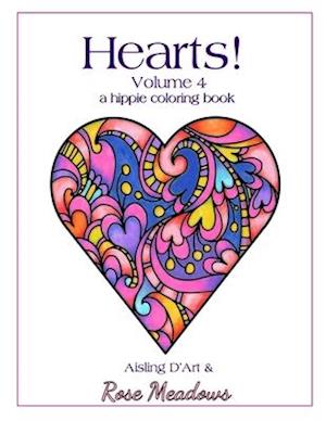 Hearts! Volume 4 - A Hippie Coloring Book