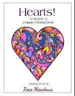 Hearts! Volume 4 - A Hippie Coloring Book
