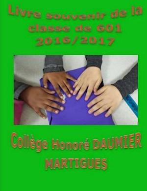 Livre Souvenir de la Classe de 601 2016/2017 College Honore Daumier Martigues