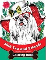 Shih Tzu and Friends Coloring Book