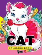 Cat Coloring Book for Children