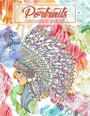 Portraits Coloring Book for Grown-Ups 1