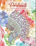 Portraits Coloring Book for Grown-Ups 1