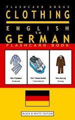 Clothing - English to German Flash Card Book