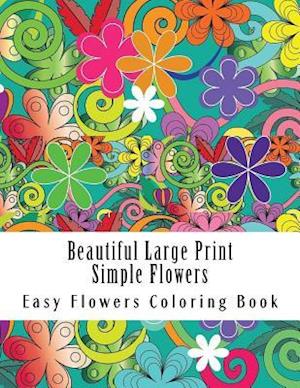 Beautiful Large Print Simple Flowers