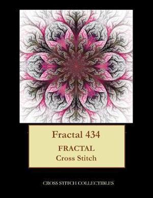 Fractal 434: Fractal cross stitch pattern