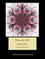 Fractal 434: Fractal cross stitch pattern 