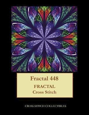 Fractal 448: Fractal cross stitch pattern