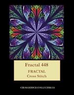 Fractal 448: Fractal cross stitch pattern 