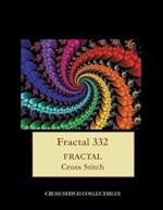 Fractal 332: Fractal cross stitch pattern 