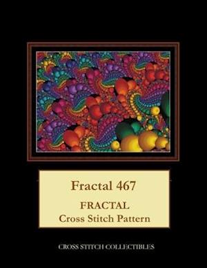 Fractal 467: Fractal cross stitch pattern