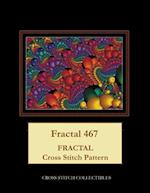 Fractal 467: Fractal cross stitch pattern 