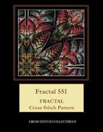 Fractal 551: Fractal cross stitch pattern 