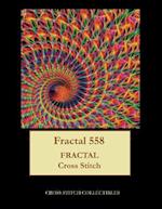 Fractal 558: Fractal cross stitch pattern 