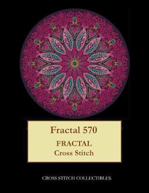 Fractal 570: Fractal cross stitch pattern