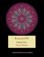 Fractal 570: Fractal cross stitch pattern 