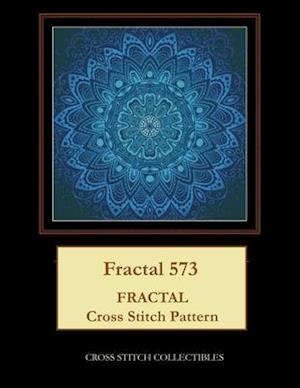 Fractal 573: Fractal cross stitch pattern