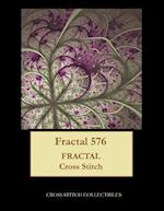 Fractal 576: Fractal cross stitch pattern 