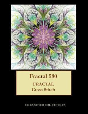 Fractal 580: Fractal cross stitch pattern