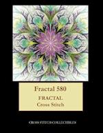 Fractal 580: Fractal cross stitch pattern 