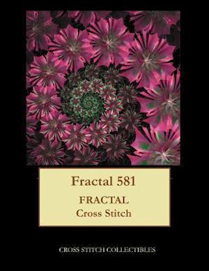 Fractal 581: Fractal cross stitch pattern