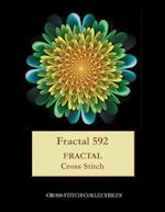 Fractal 592: Fractal cross stitch pattern 