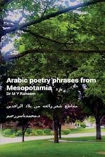 Arabic Poetry Phrases from Mesopotamia