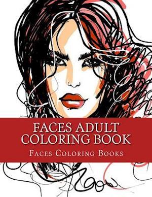 Faces Adult Coloring Book