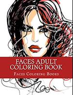 Faces Adult Coloring Book