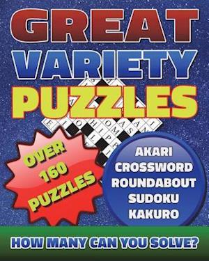 Great Variety Puzzles - Puzzles and Games Puzzle Book