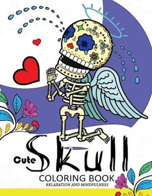 Cute Skull Coloring Book Relaxation and Mindfulness