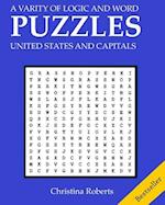 Puzzles United States and Capitals: A Variety of Logic and Word Puzzles 