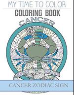 Cancer Zodiac Sign - Adult Coloring Book