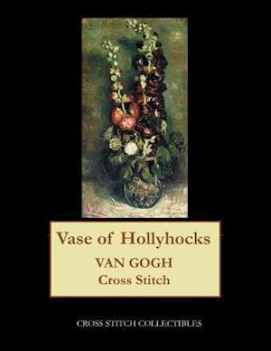 Vase of Hollyhocks: Van Gogh cross stitch pattern