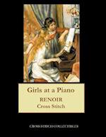 Girls at a Piano: Renoir cross stitch pattern 