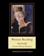 Woman Reading: Renoir cross stitch pattern 