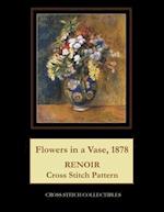 Flowers in a Vase, 1878: Renoir cross stitch pattern 