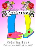 The Wedding Day Celebration Coloring Book