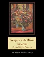 Bouquet with Mirror: Renoir cross stitch pattern 