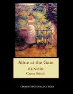 Aline at the Gate: Renoir cross stitch pattern 