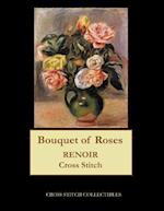 Bouquet of Roses: Renoir cross stitch pattern 