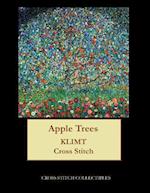 Apple Trees: Gustav Klimt cross stitch pattern 