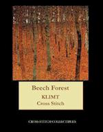 Beech Forest: Gustav Klimt cross stitch pattern 