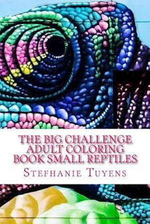 The Big Challenge Adult Coloring Book Small Reptiles