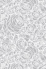 Gray and White Rose Design