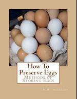 How to Preserve Eggs