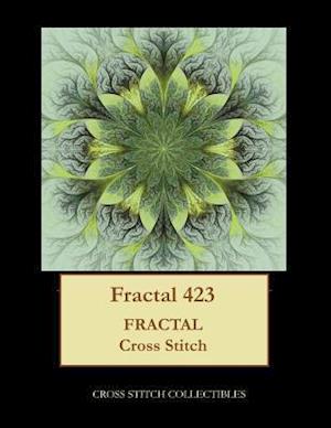 Fractal 423: Fractal cross stitch pattern