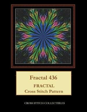 Fractal 436: Fractal cross stitch pattern