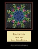 Fractal 436: Fractal cross stitch pattern 