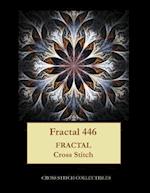 Fractal 446: Fractal cross stitch pattern 